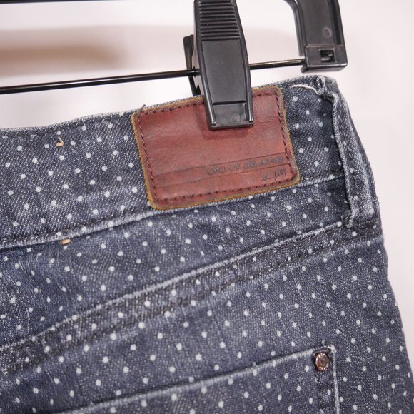 DKNY Soho Skinny Jeans Polka Dot Size 0 - Picture 8 of 8